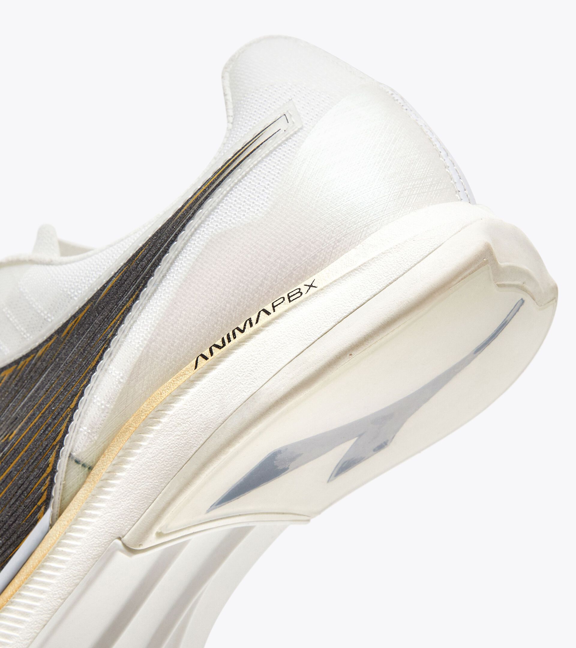 Springschuh - Damen LUNGO CARBON W WEISS/SCHWARZ/GOLD - Diadora