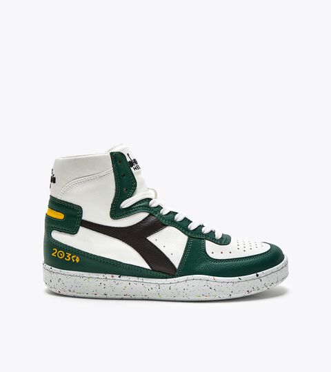 Heritage shoe - Gender Neutral MI BASKET 2030 WHITE/GREEN - Diadora