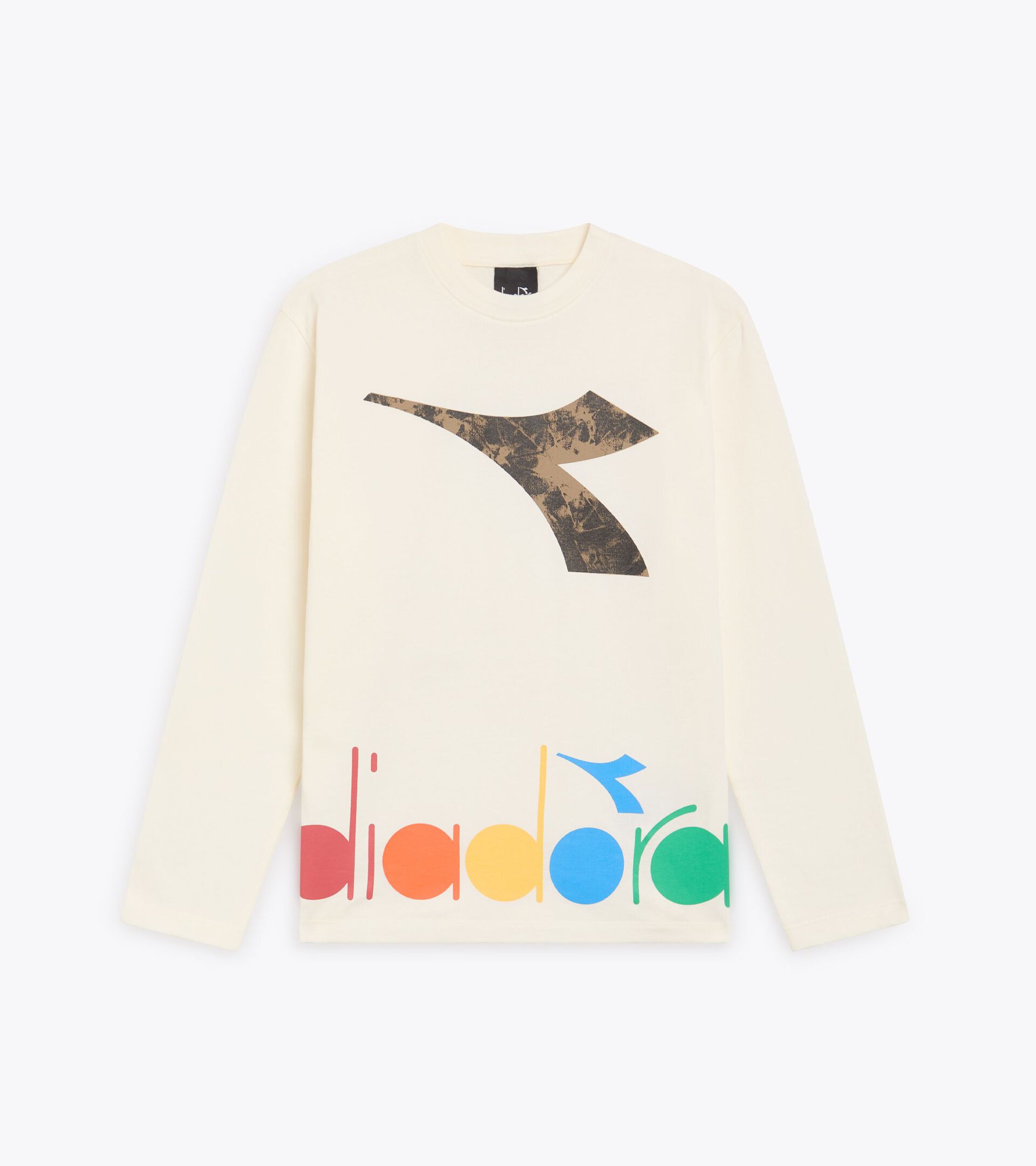 Long-sleeved t-shirt with tie dye details - Boy
 JB. T-SHIRT LS TYE DYE SOLITARY STAR - Diadora