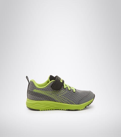 Footwear Sport BAMBINO FLAMINGO 6 JR GRIGIO ACCIAIO/VERDE ACIDO Diadora