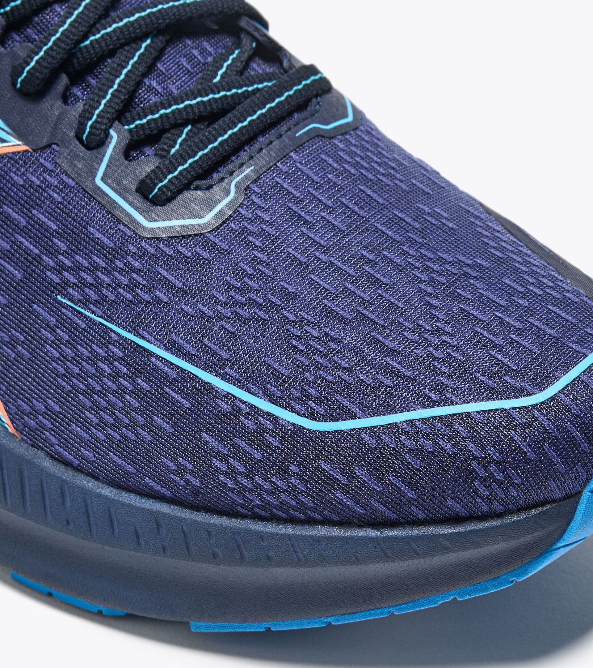 Running shoe - Stability and lightness - Men’s MYTHOS BLUSHIELD VOLO 5 BL CORSAIR/AQUARIUS/NECTARINE - Diadora