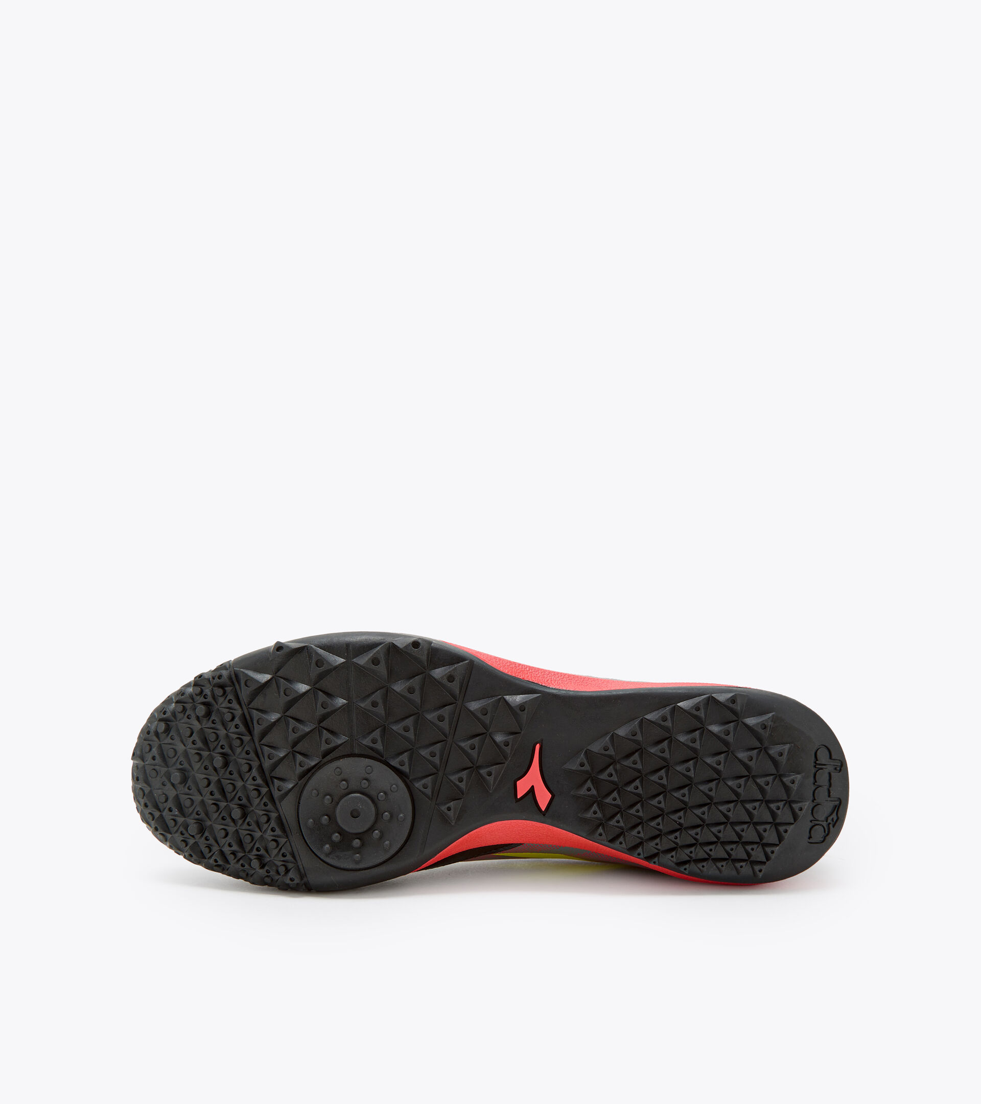 Futsal boot - Specific outsole for synthetic/hard grounds BRASIL ELITE VELOCE R TFR BLK/FLUO YELLOW DD/MILANO RED - Diadora