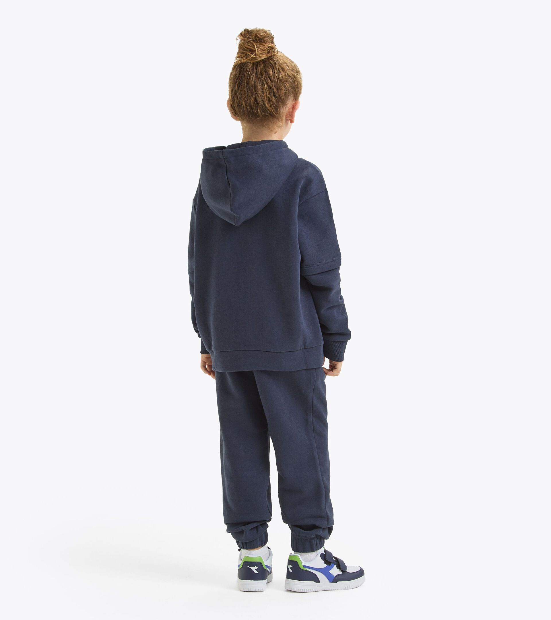 Survêtement de sport - Garçon JB. TRACKSUIT HD FZ NEON BLEU CABAN - Diadora