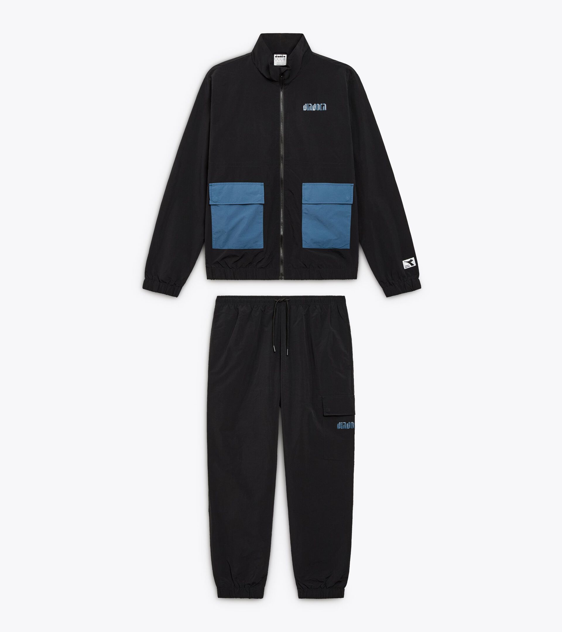 null TRACKSUIT ATHL. LOGO II BLACK - Diadora