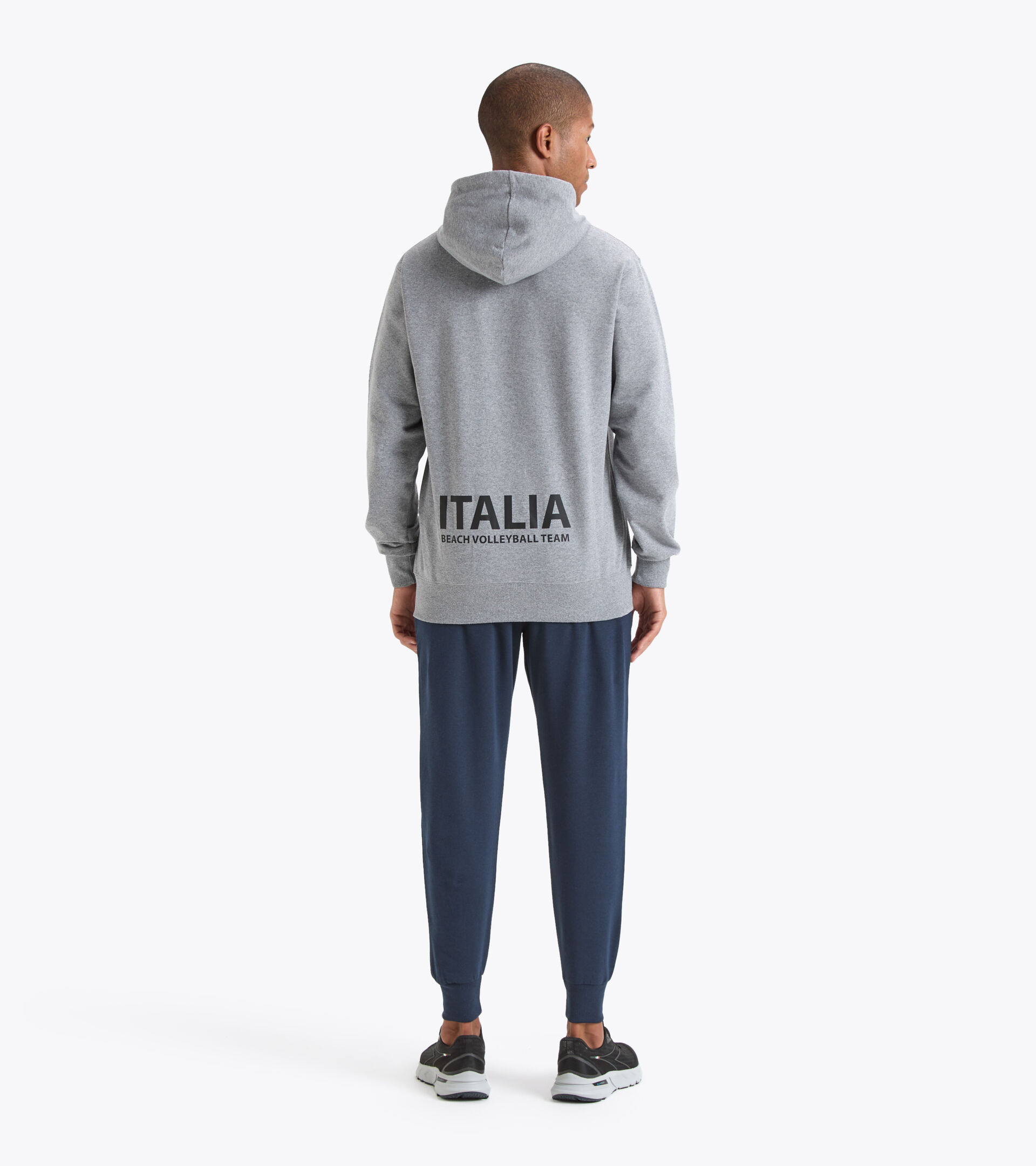 Survêtement homme - Équipe Nationale de Beach Volley TUTA FELPA RAPPRESENTANZA UOMO BV ITA GRIGIO MELANGE MEDIO - Diadora