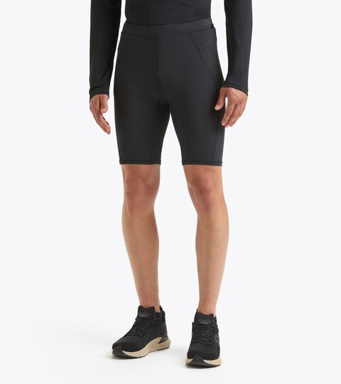 Running shorts - Men SHORT TIGHTS BLACK - Diadora