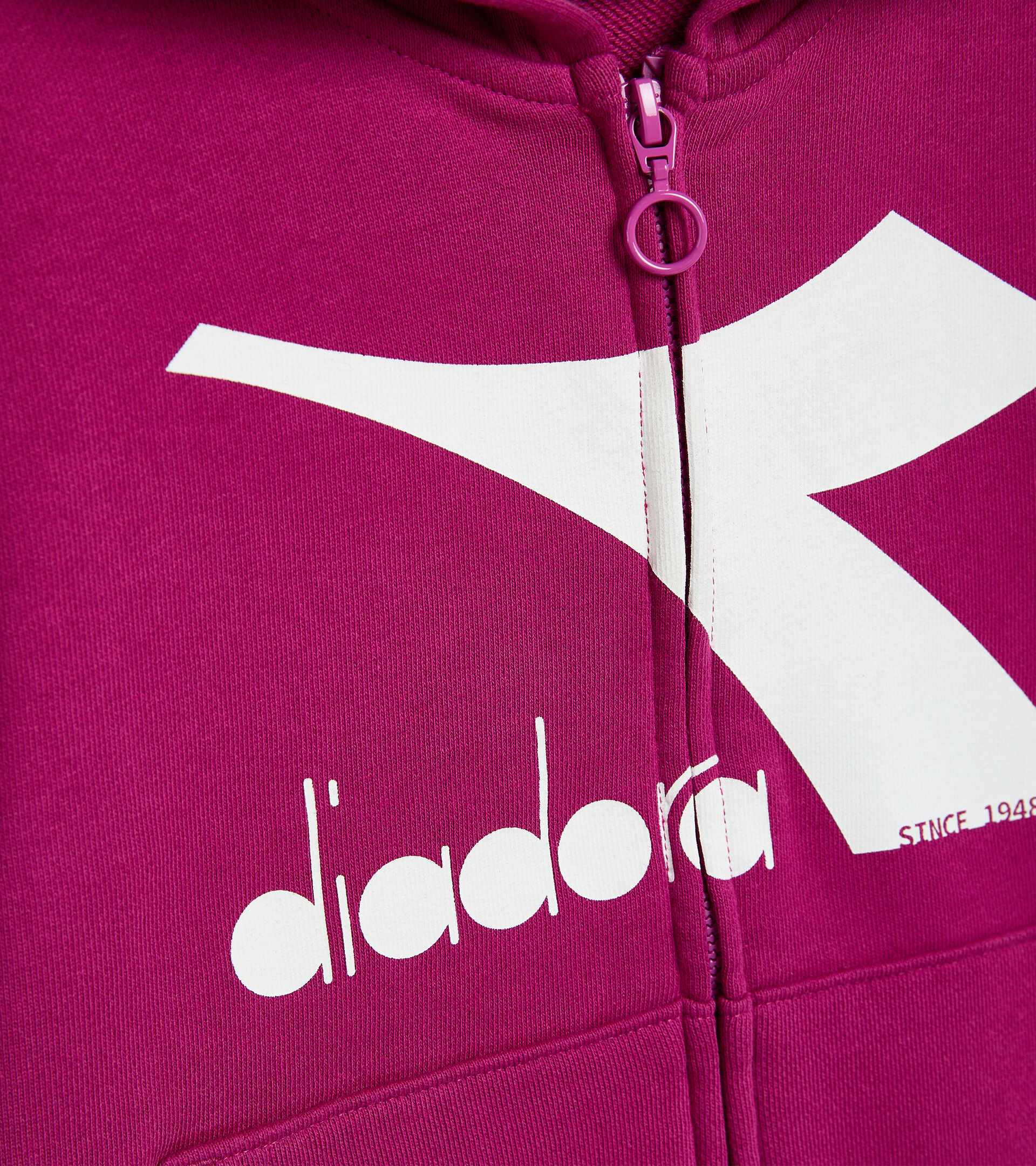 Sports tracksuit - Kids JU.TRACKSUIT HD FZ CHROMIA VIOLET RASPBERRY - Diadora