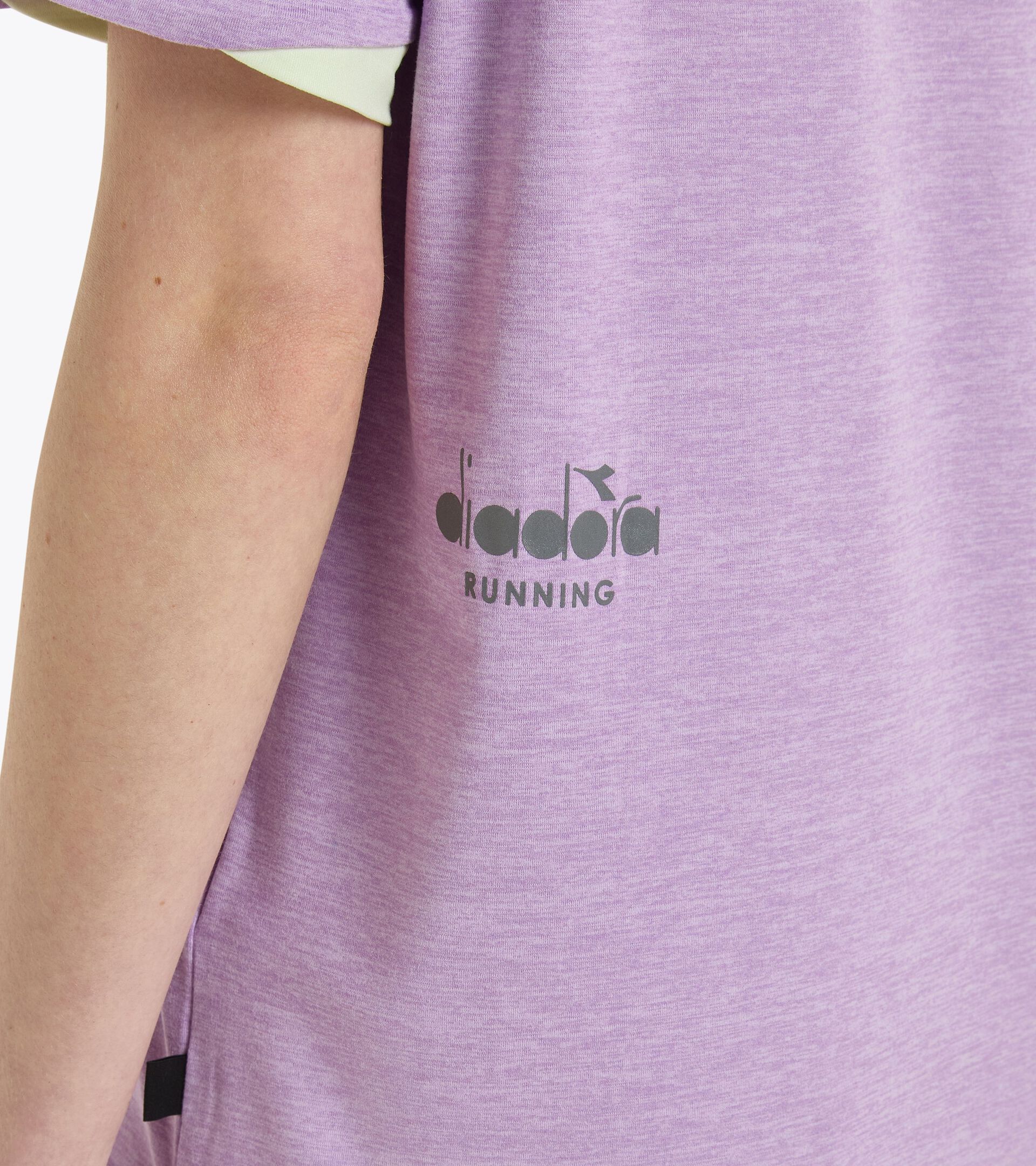 Short-sleeved training t-shirt - Unisex SS T-SHIRT MILL CITY VIOLET SHEER LILAC - Diadora