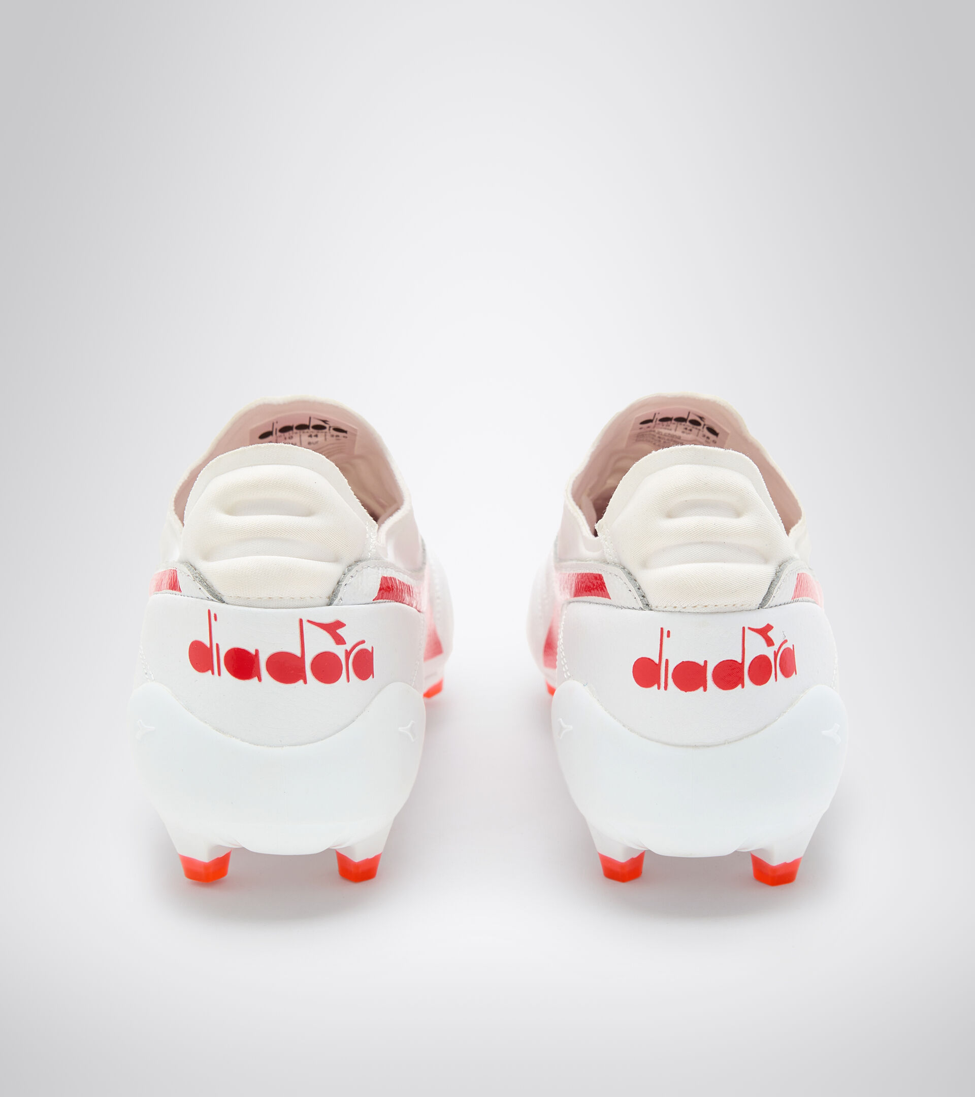 Firm ground football boot BRASIL ELITE TECH LPX WHITE/MILANO RED - Diadora