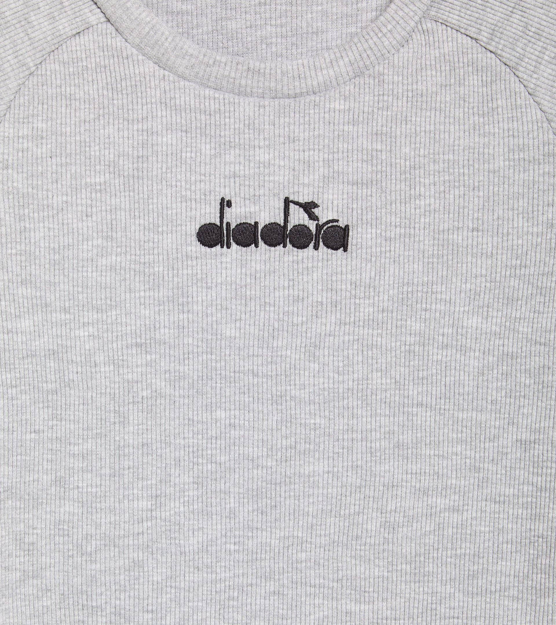 Sporty ribbed dress - Girl
 JG. DRESS TAPE HIGH RISE MELANGE - Diadora