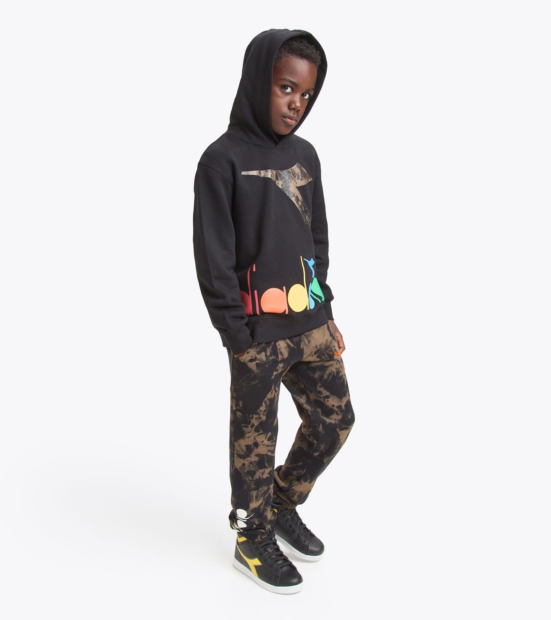 Hoodie with faded details - Boy

 JB. HOODIE FREGIO BLACK - Diadora
