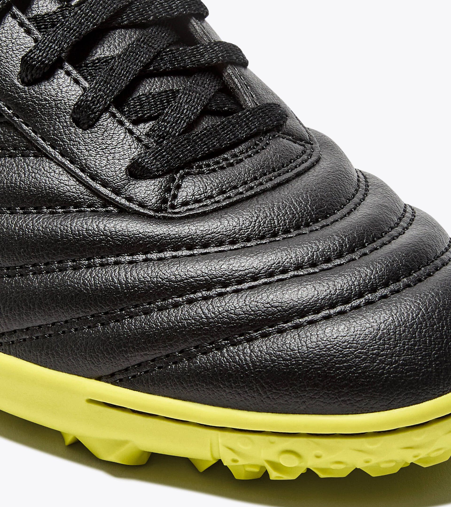 Fu&szlig;ballschuh f&uuml;r synthetische B&ouml;den - Herren BRASIL ICON R TFR SCHWARZ/FLUO GELB DD - Diadora