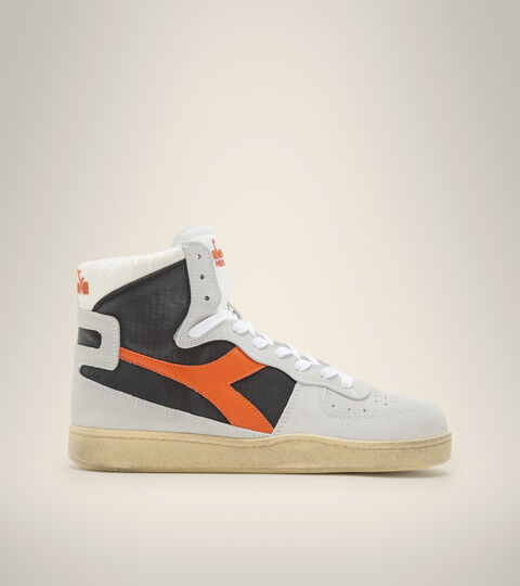 Chaussures Heritage - Homme MI BASKET RIPSTOP NOIR/BLANC - Diadora