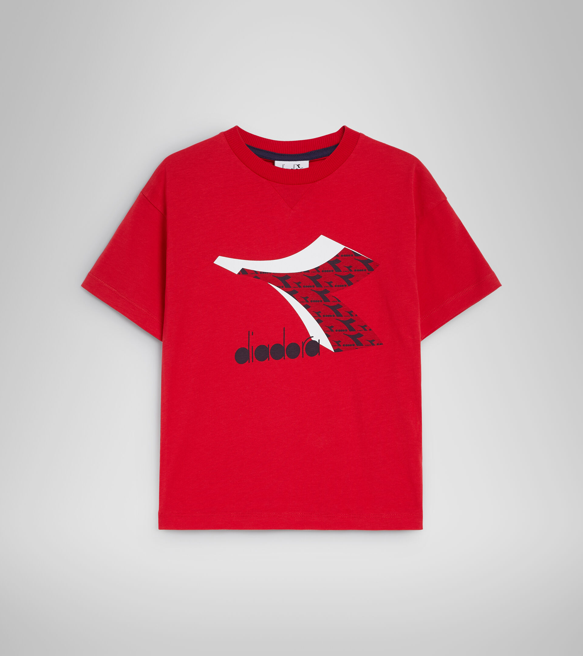 T-shirt - Kids JU.SS T-SHIRT CUBIC TANGO RED - Diadora
