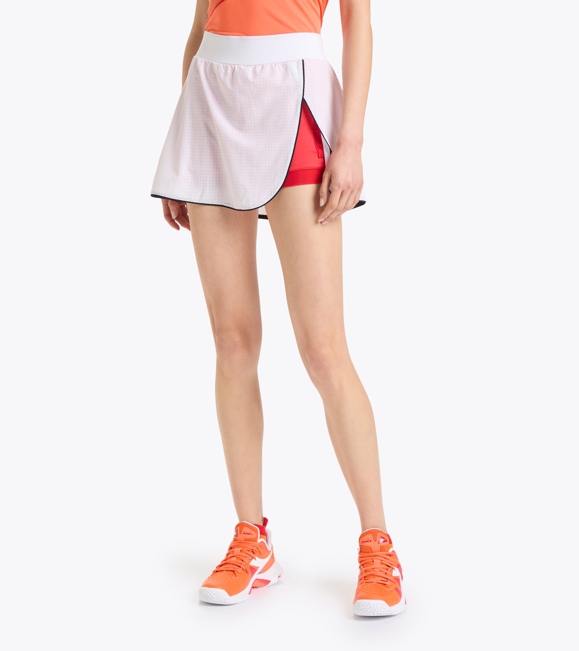 Microfibre tennis skirt - Women L. SKIRT ICON OPTICAL WHITE - Diadora