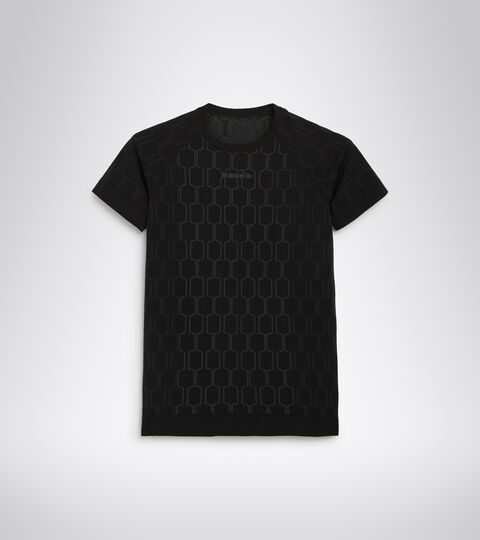 L. SS SKIN FRIENDLY T-SHIRT, BLACK Running short sleeves t-shirt - Women L. SS SKIN FRIENDLY T-SHIRT BLACK - Diadora