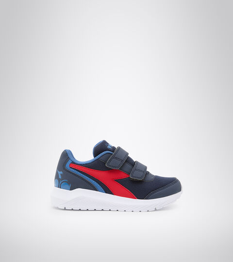 Chaussures de running - Unisexe Enfant FALCON JR V NOIR IRIS/BLEU FEDERAL - Diadora
