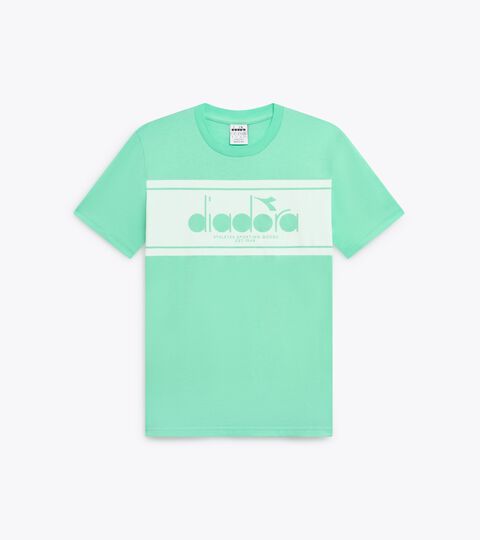T-shirt - All-Gender T-SHIRT SS LOGO NEON GREEN - Diadora