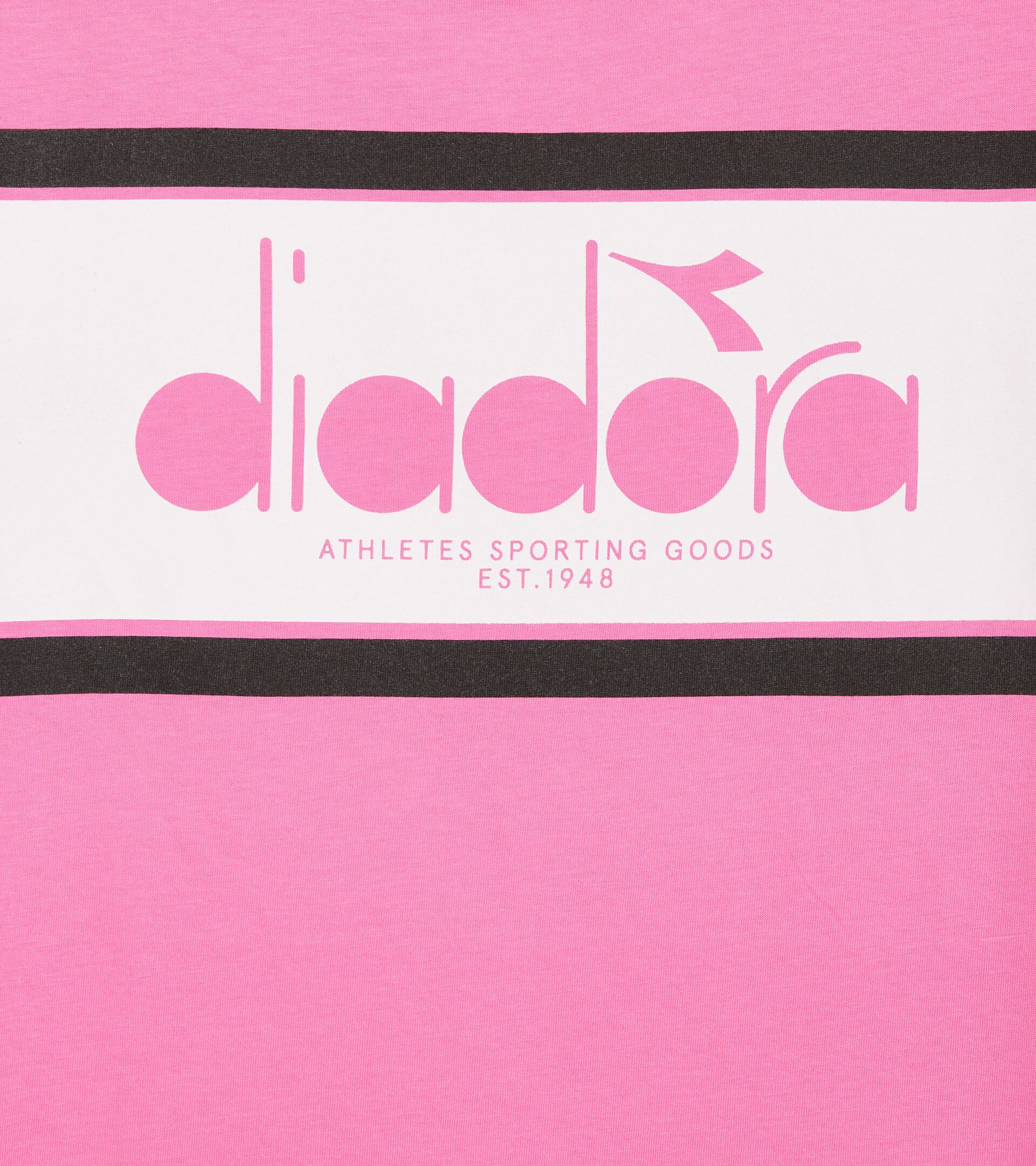 T-shirt - All-Gender T-SHIRT SS LOGO WILD PINK - Diadora