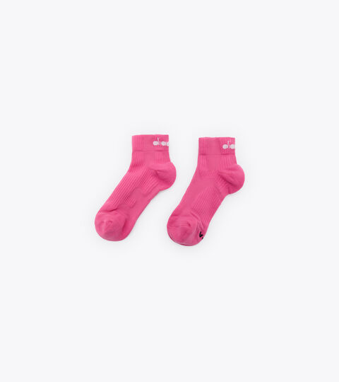 Unisex Laufsocken CUSHION QUARTER SOCKS ROSA SCHAFGARBE - Diadora