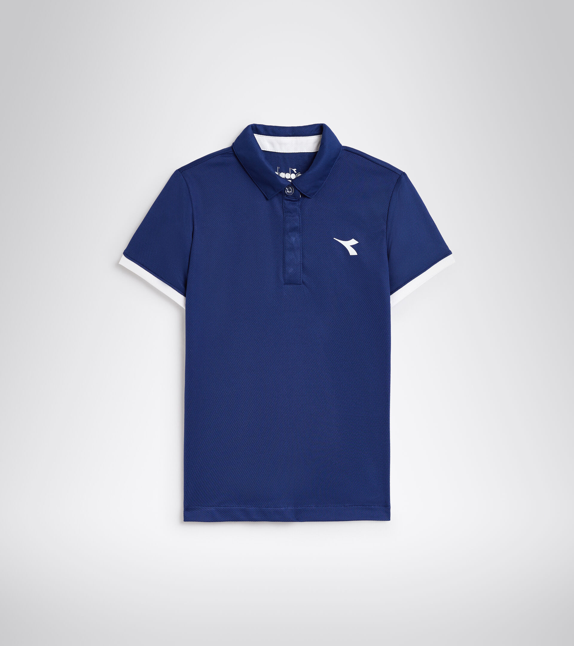 Tennis polo shirt - Junior G. POLO COURT SALTIRE NAVY - Diadora