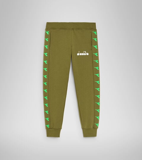Pantaloni tuta logo - Bambino JB.PANTS CUFF D VERDE MILITARE (00737) - Diadora