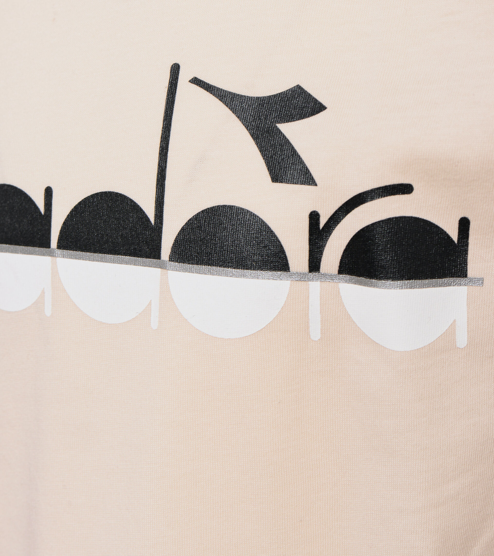Long-sleeved T-shirt - Girls JG.LS T-SHIRT 5PALLE WHITE SMOKE - Diadora