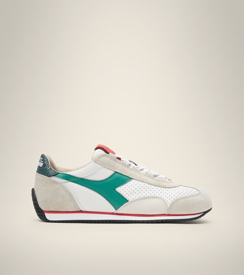 Heritage-Schuh Made in Italy - Herren EQUIPE ITALIA BLANC/LAC VERT - Diadora