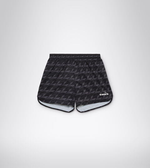 MICROFIBER SHORTS 12,5 CM, ALL OVER BLACK Running shorts - Men MICROFIBER SHORTS 12,5 CM ALL OVER BLACK - Diadora
