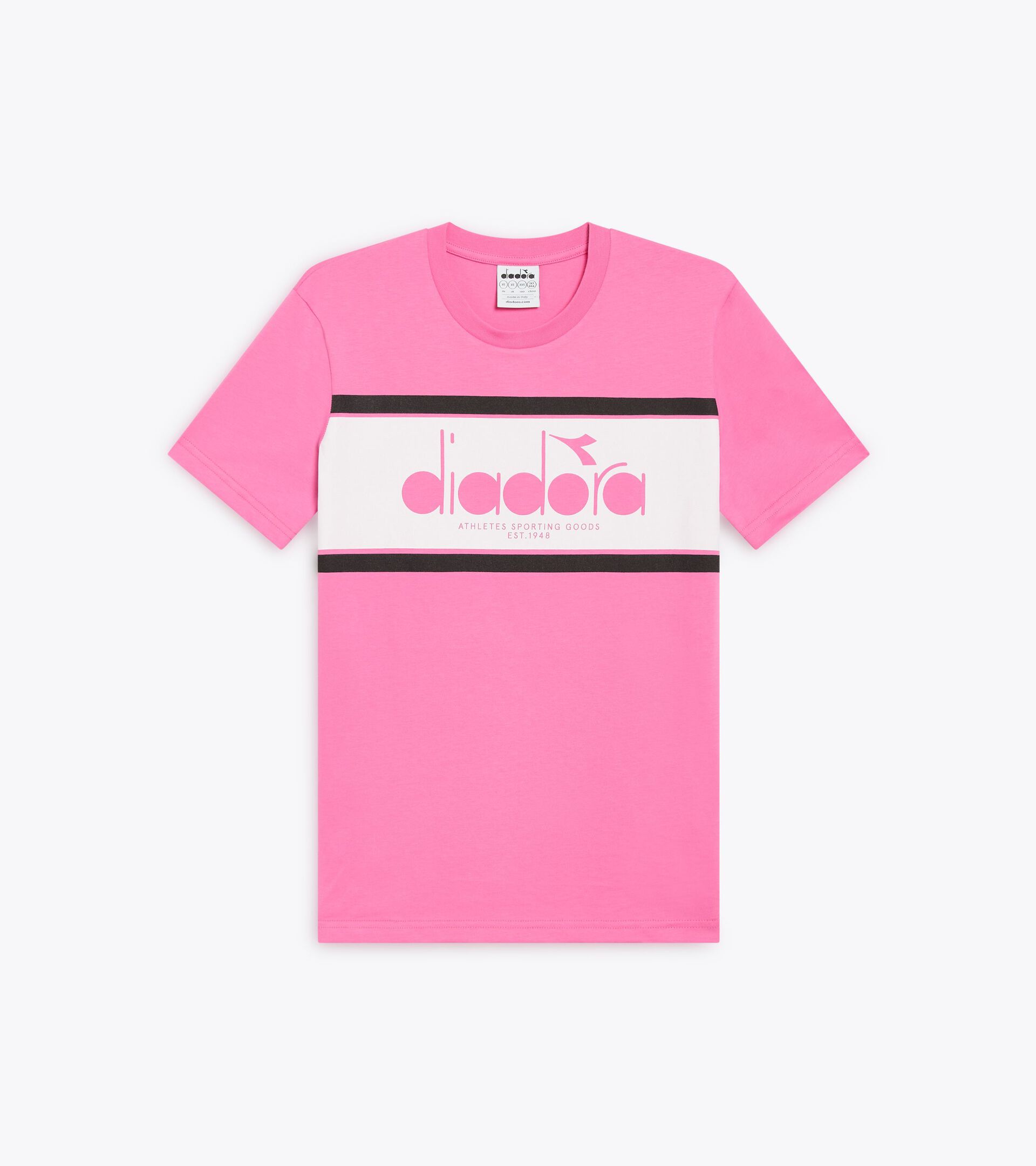 T-shirt - All-Gender T-SHIRT SS LOGO WILD PINK - Diadora