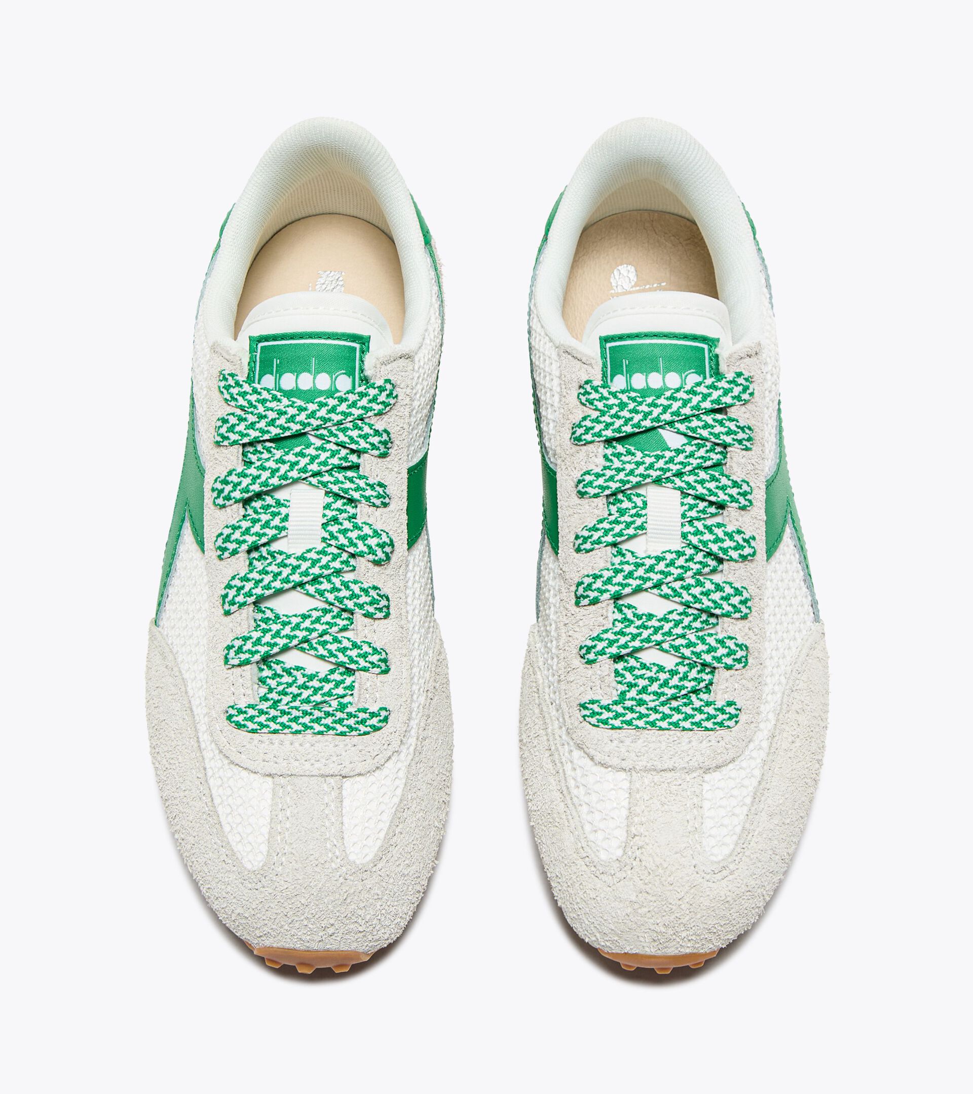 Sneaker low profile in pelle - Per ogni genere RALLY BIANCO/CREMA PISELLO - Diadora