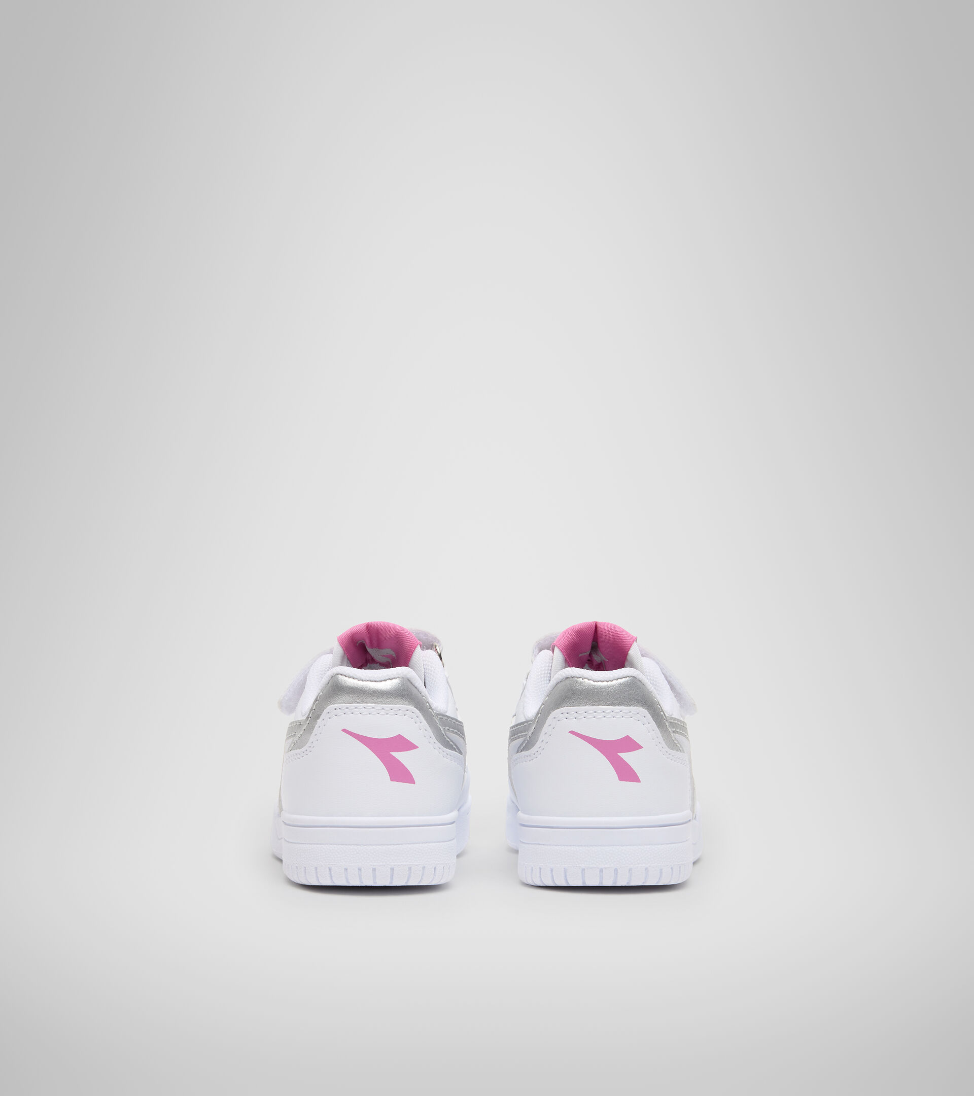 Sports shoes - Toddlers 1-4 years RAPTOR LOW TD WHITE/SILVER - Diadora