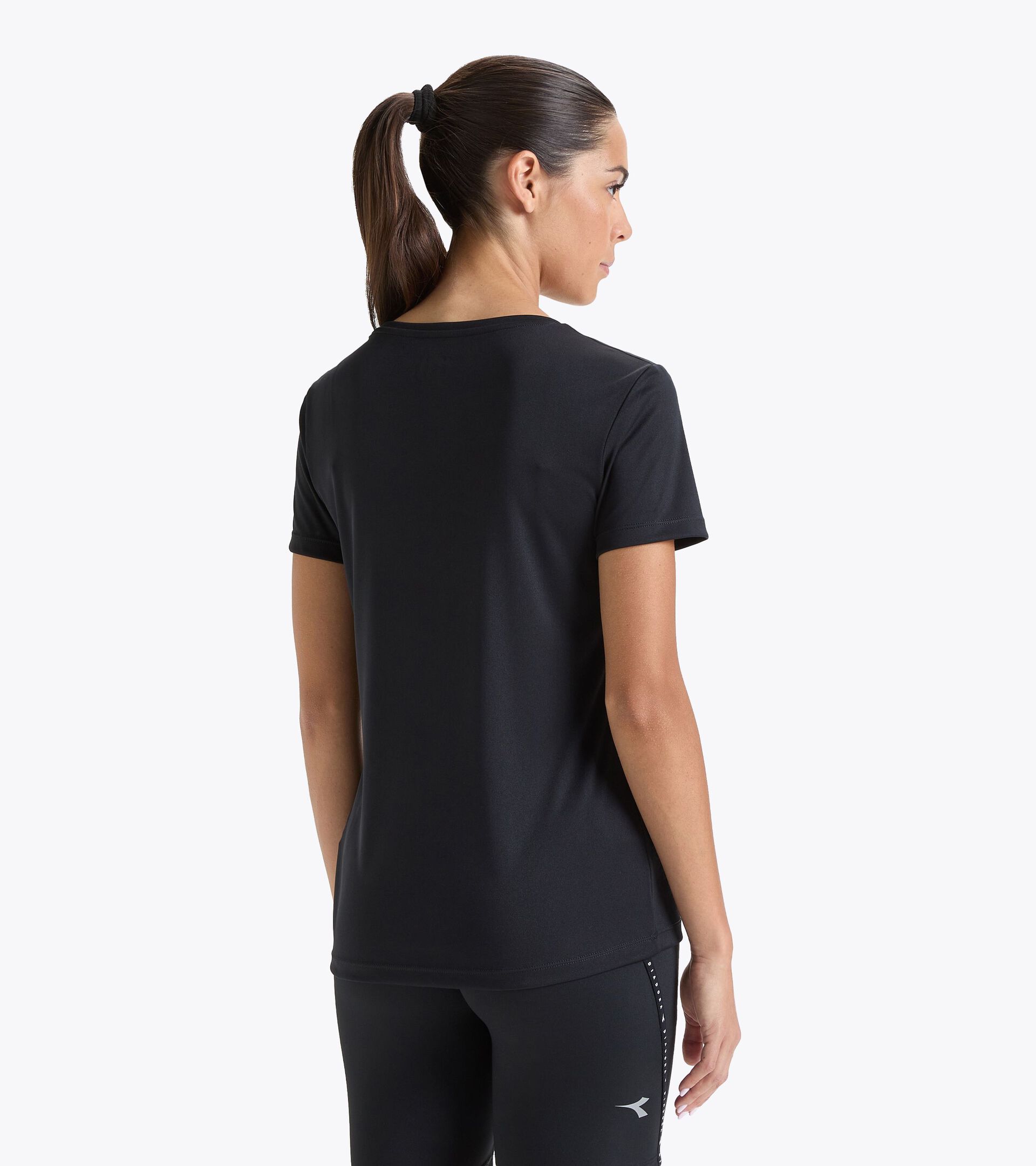 T-shirt de running - Femme L. SS T-SHIRT RUN NOIR - Diadora