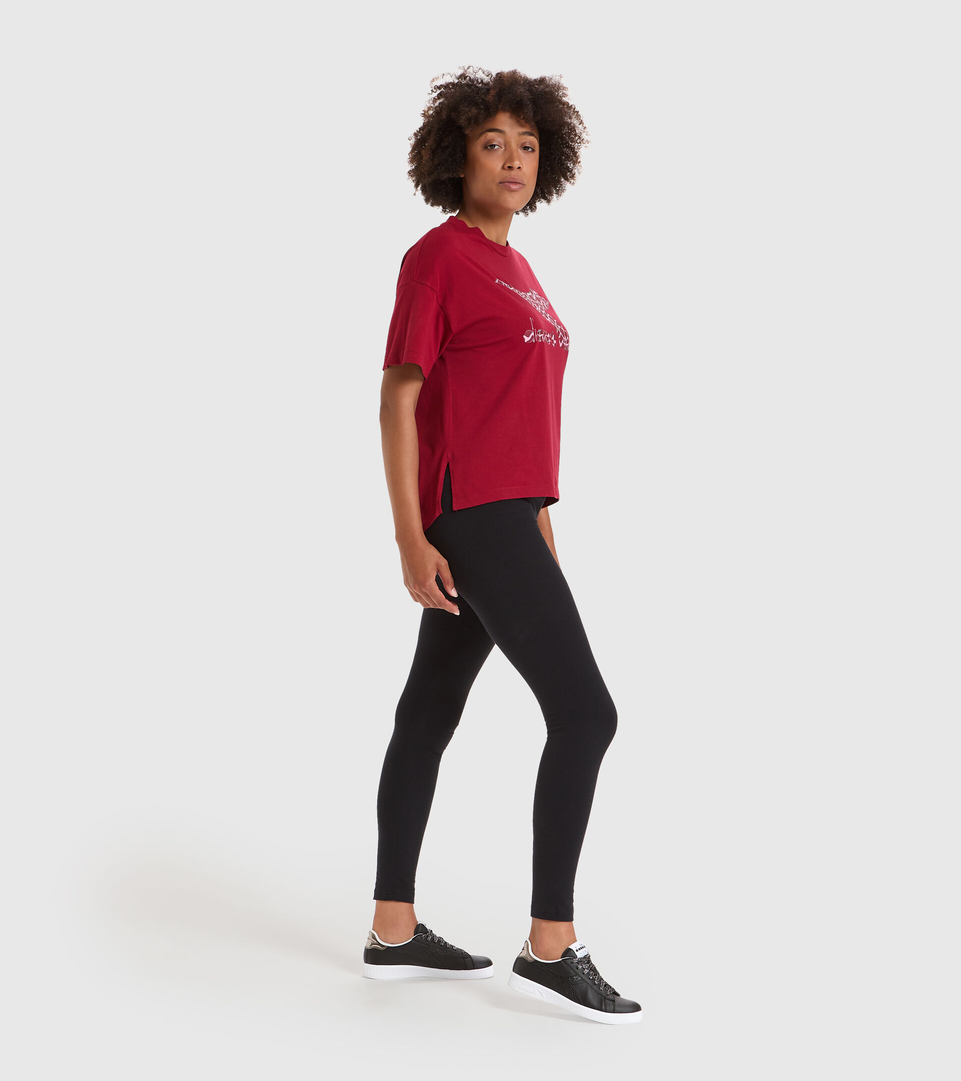 T-Shirt - Damen L.T-SHIRT SS LUSH RHABARBER - Diadora