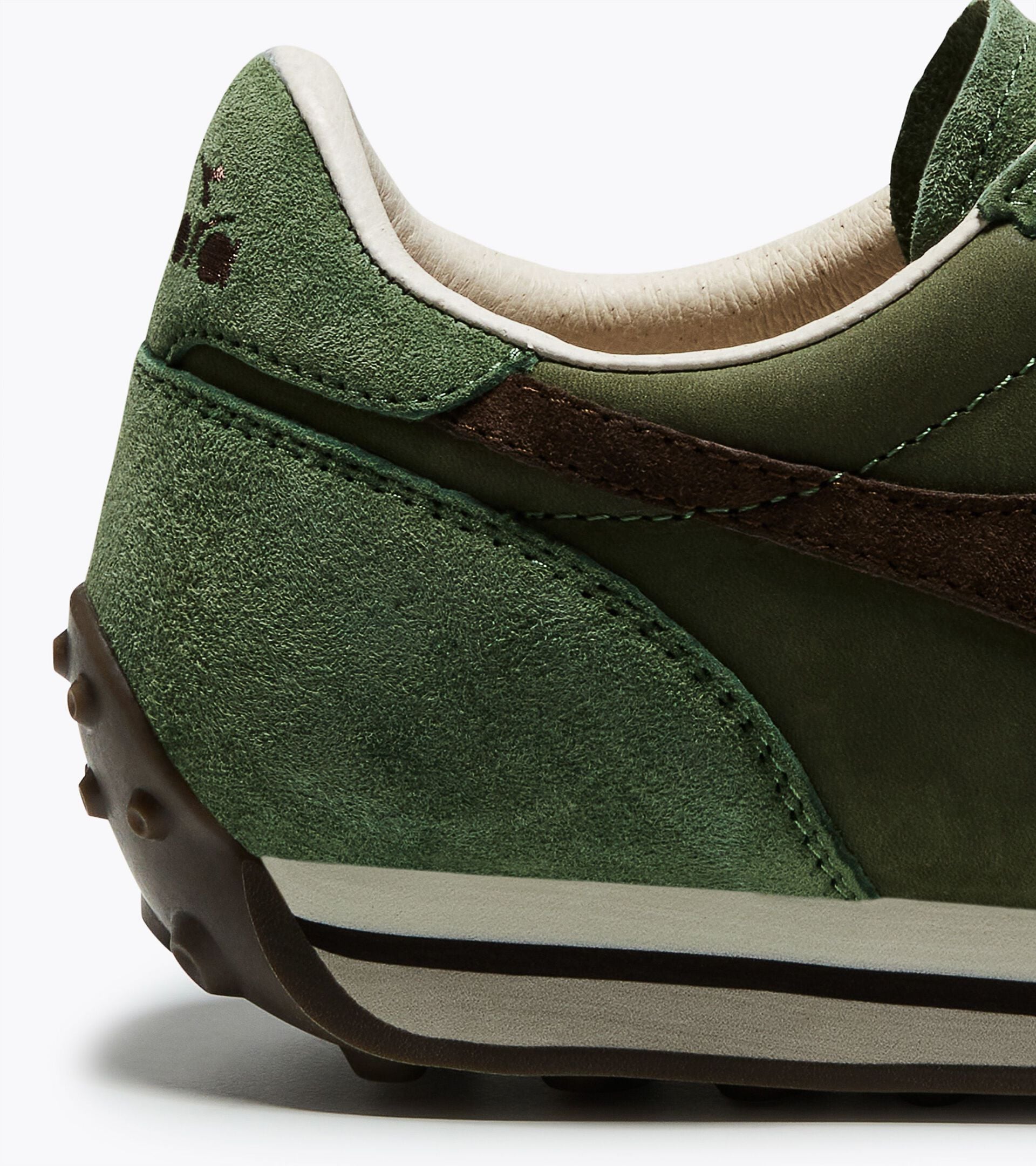 Leather Sneaker - Low-Profile - All-gender RALLY WAXED GREEN CHIVE - Diadora