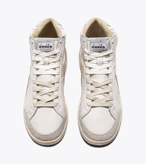 PRESTIGE HIGH USED, WEISS/MONDSTRAHL Sneaker Heritage aus Leder - Für alle Geschlechter PRESTIGE HIGH USED WEISS/MONDSTRAHL - Diadora