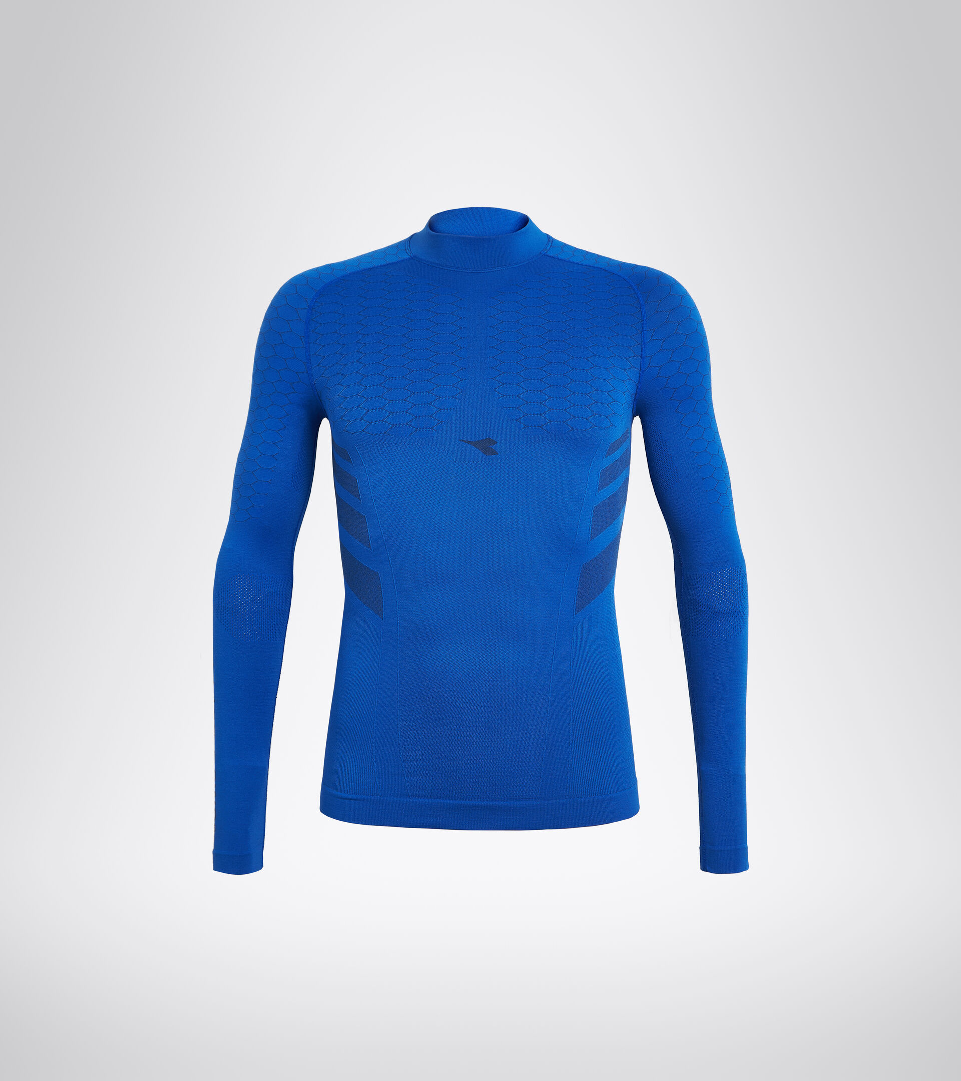Trainings-T-shirt - Herren LS TURTLE NECK ACT TUERKISCH MEER BLAU - Diadora