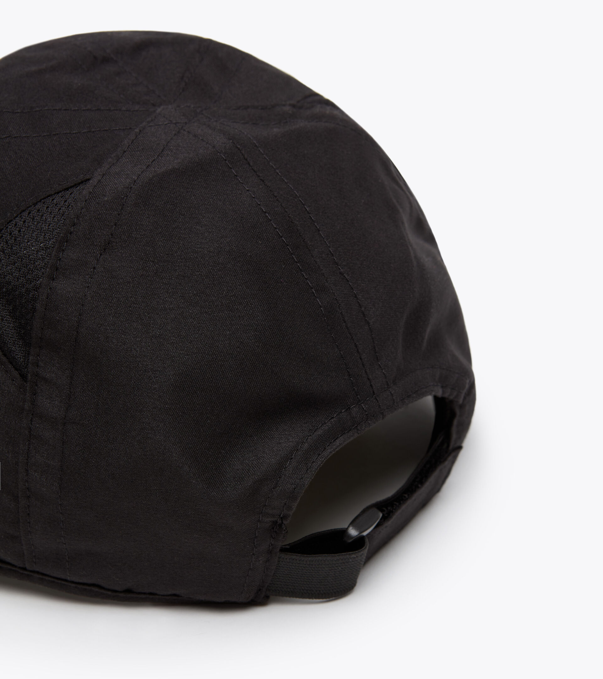 Tennis-style hat - Unisex ADJUSTABLE CAP BLACK/OPTICAL WHITE - Diadora