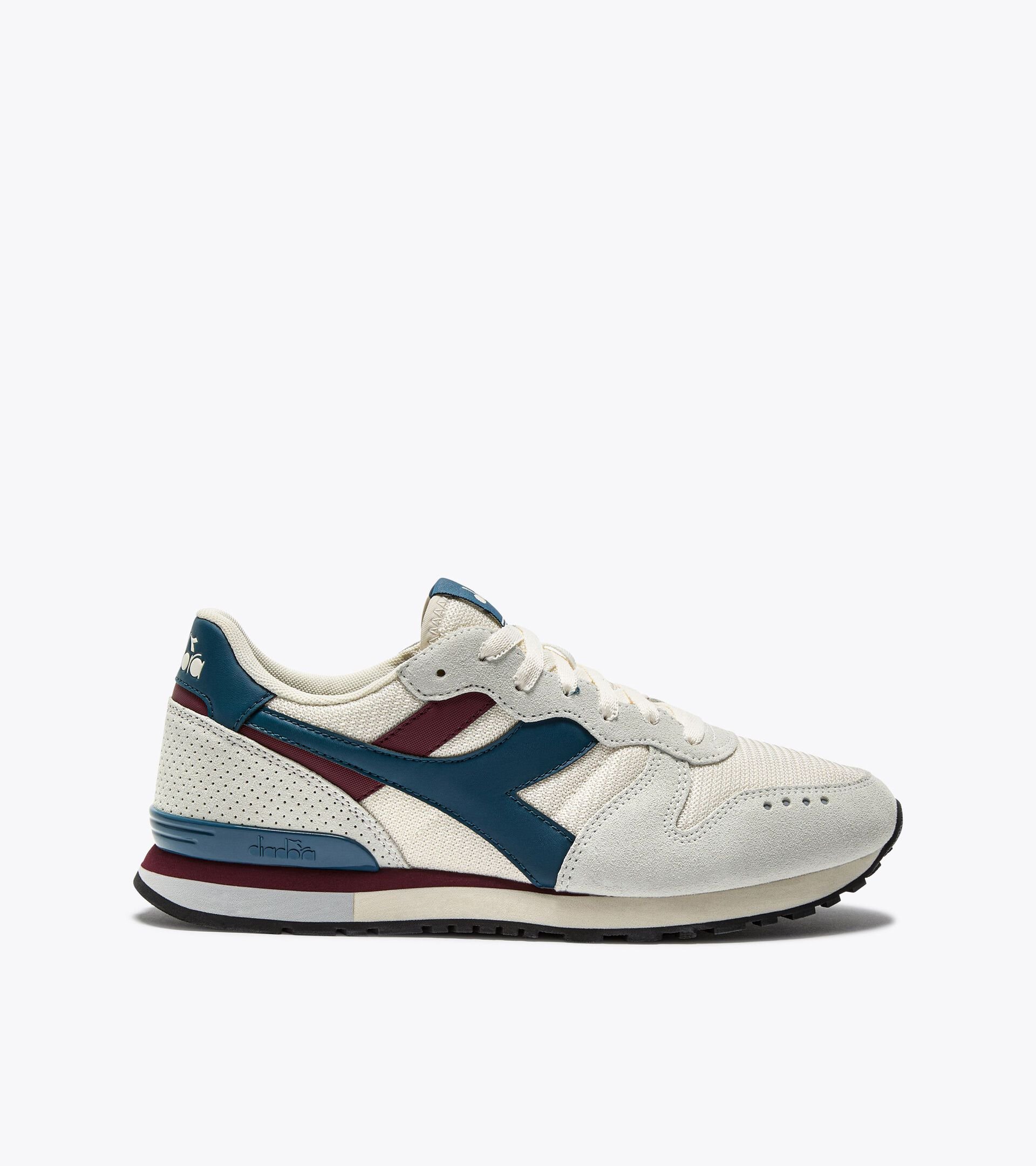 Suede leather sneaker - All-gender CAMARO M2 WHISPER WHITE /LEGION BLUE - Diadora