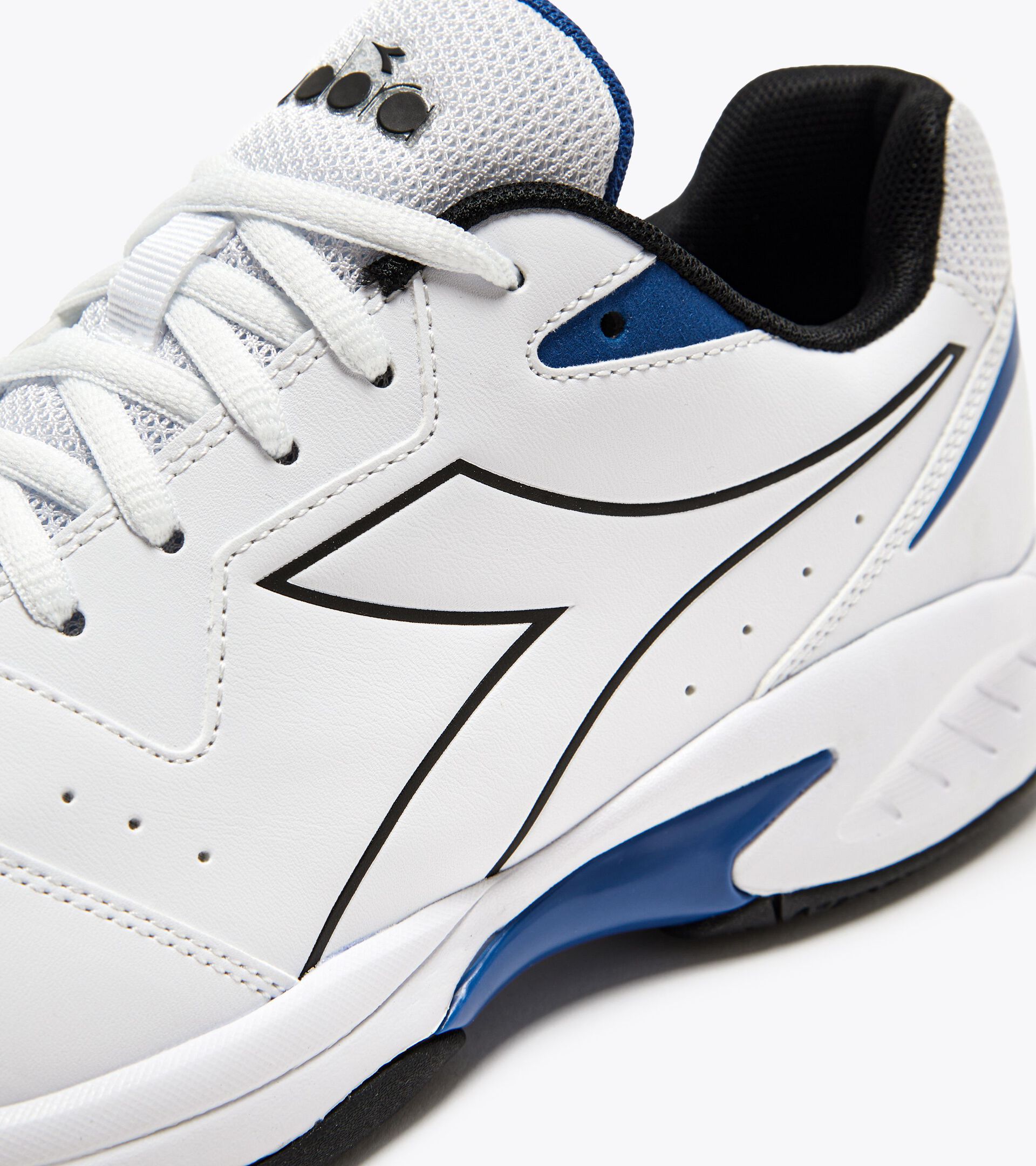 Tennis shoes - Men VOLEE 6 WHITE/BLACK/DEJA VU BLUE - Diadora
