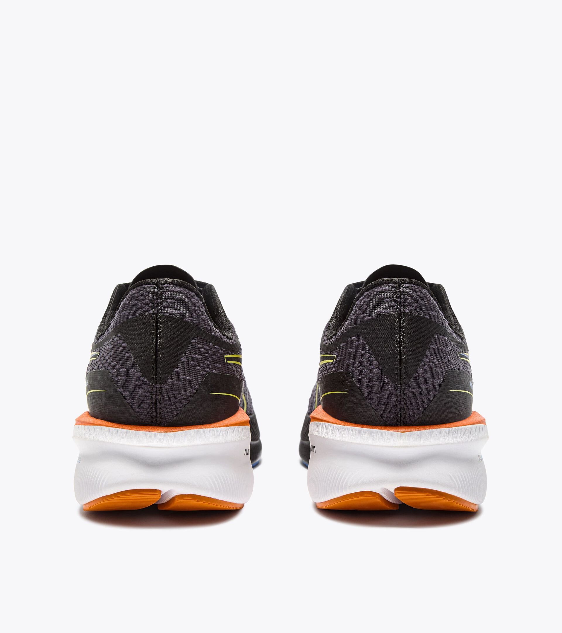 Running shoe - Stability and lightness - Men’s MYTHOS BLUSHIELD VOLO 5 BLK/SULPHUR SPRING/ULTRAMARINE - Diadora