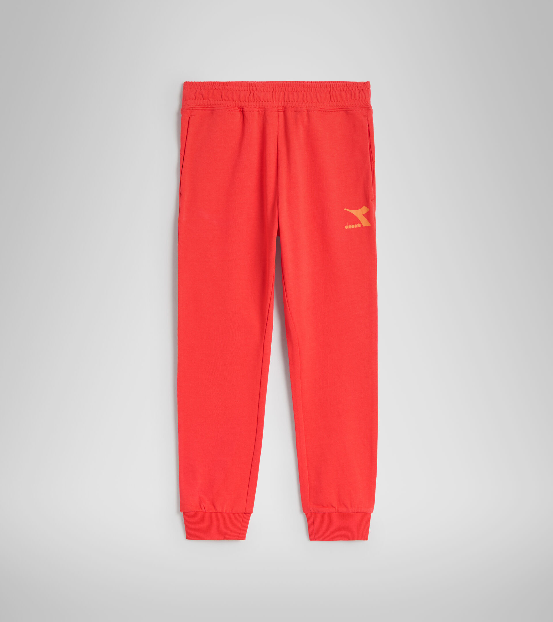 Pantalones deportivos de algodón - Unisex JU.CUFF PANTS RAINBOW ROJO AMAPOLA - Diadora
