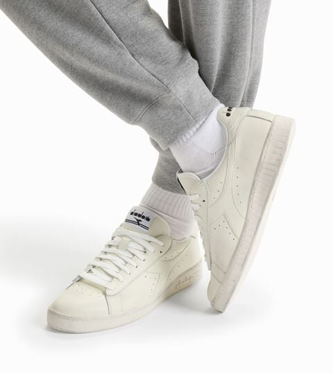 GAME L LOW WAXED, BIANCO/BIANCO/BIANCO Sneaker sportiva - Per ogni genere GAME L LOW WAXED BIANCO/BIANCO/BIANCO - Diadora
