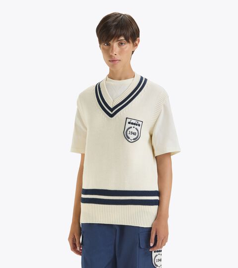 Sportweste - Made in Italy - Gender Neutral GILET LEGACY VANILLE EIS WEISS - Diadora