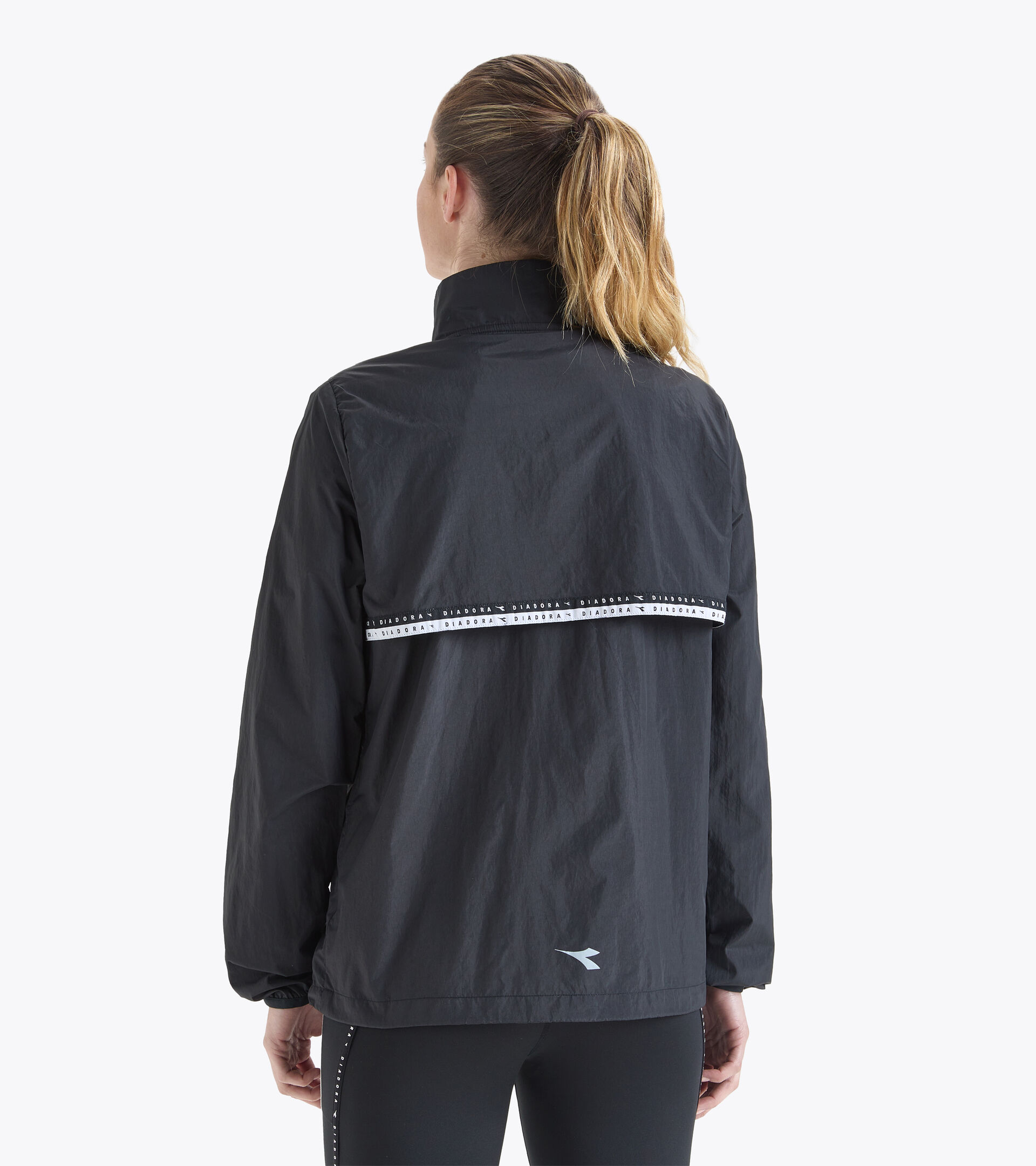 Jogging-Weste - Damen L. PACKABLE WIND JACKET SCHWARZ - Diadora