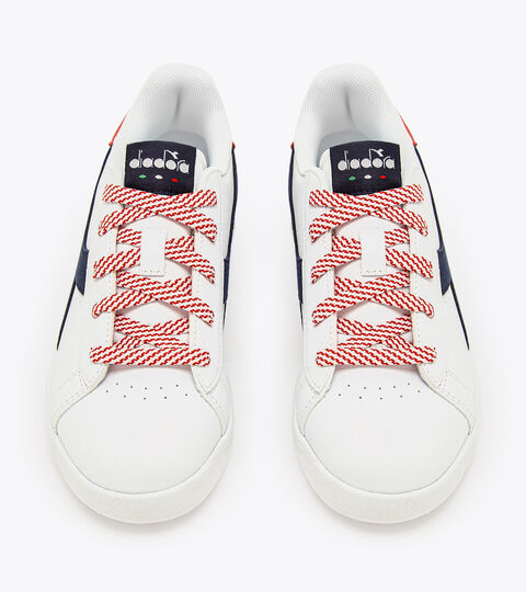 GAME P ACE GS, WHITE/PEACOAT Sports shoes - Youth 8-16 years GAME P ACE GS WHITE/PEACOAT - Diadora