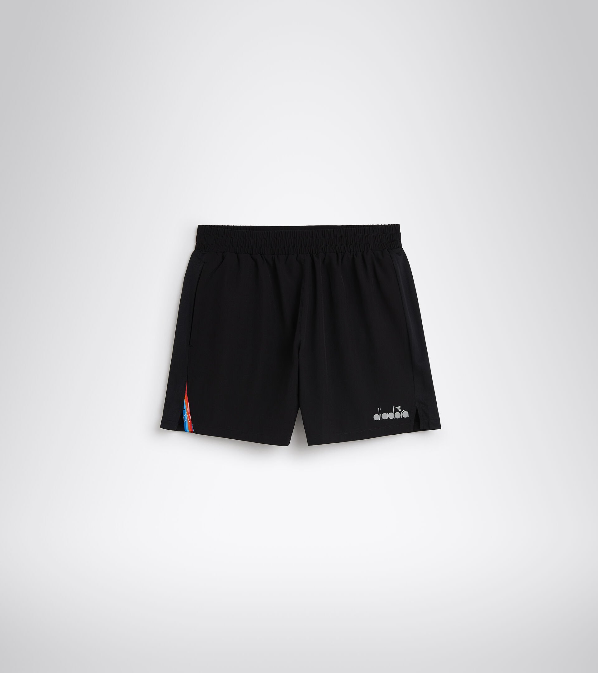 Pantalones cortos para correr - Hombre  MICROFIBER SHORTS 12,5 CM NEGRO - Diadora
