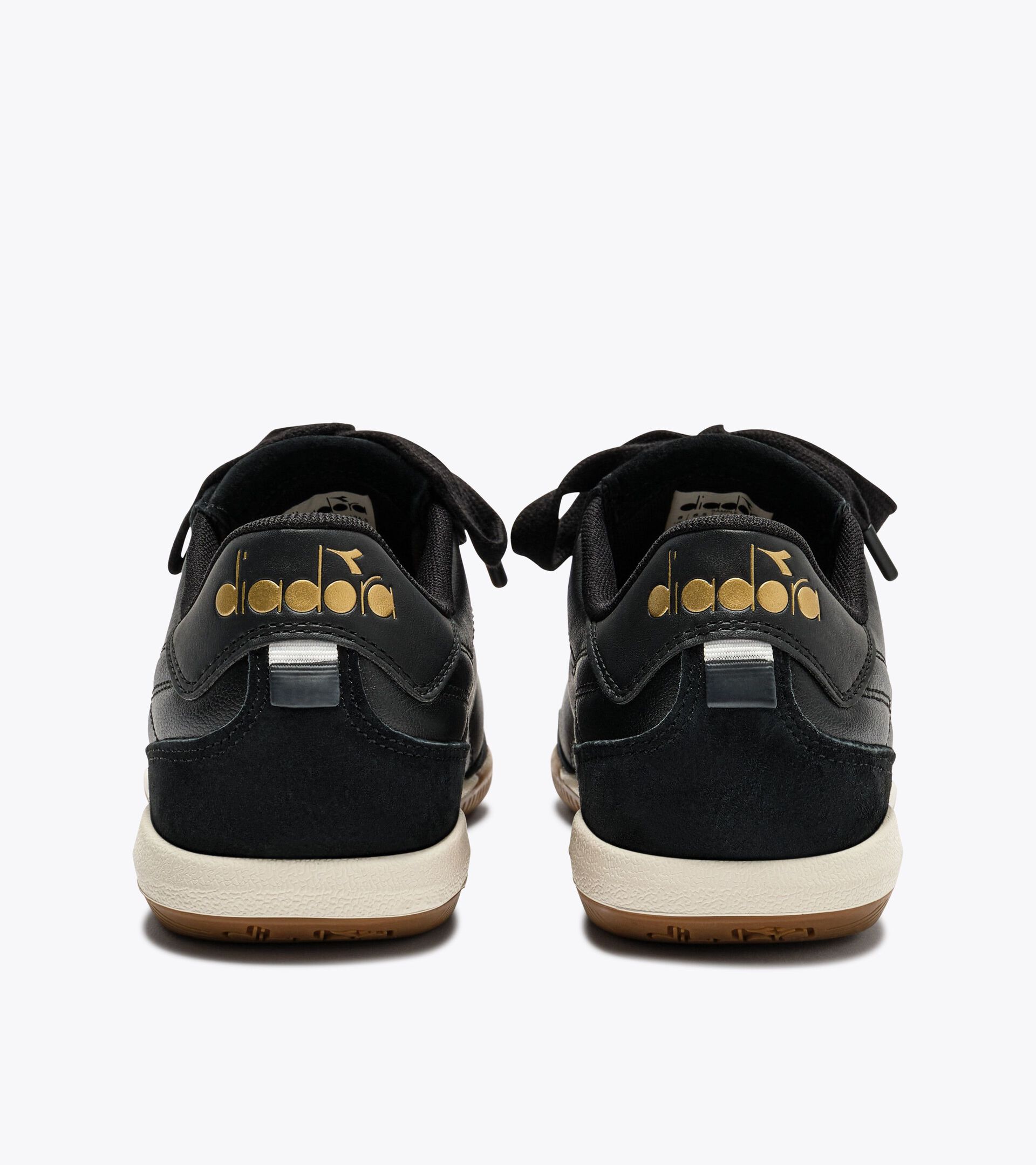 Terrace Leather Sneakers - All-gender GOLD INDOOR BLACK - Diadora