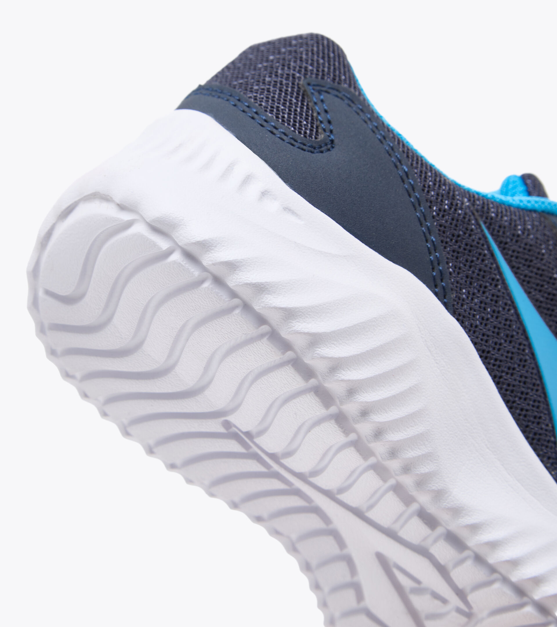 Junior velcro-strap running shoe - Unisex ROBIN 3 JR V BLUE CORSAIR/DRESDEN BLUE - Diadora