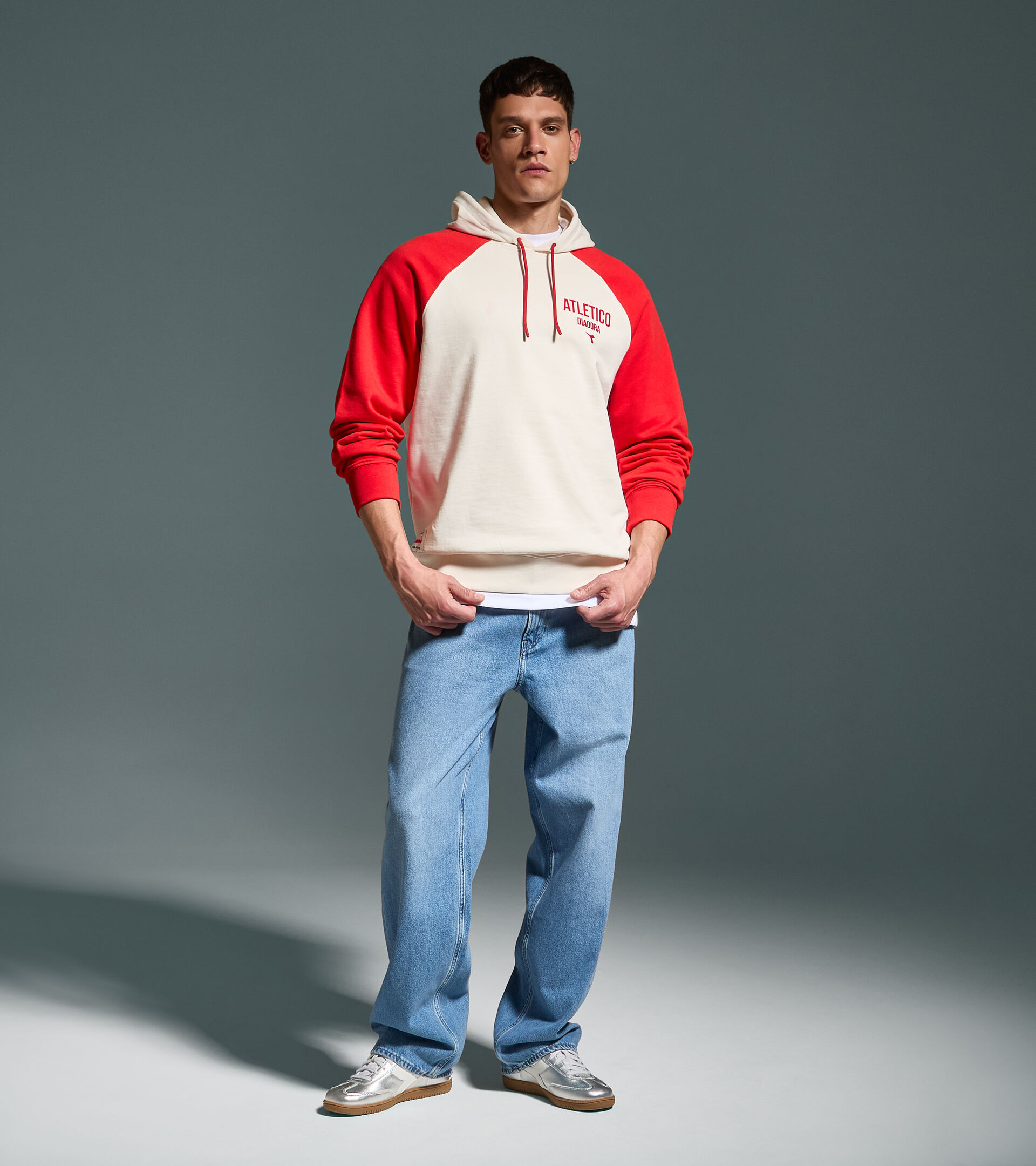 Legacy hoodie - Made in Italy - All-gender HOODIE LEGACY WHITE ALYSSUM - Diadora